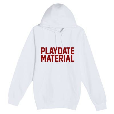 Playdate Material Valentine Premium Pullover Hoodie