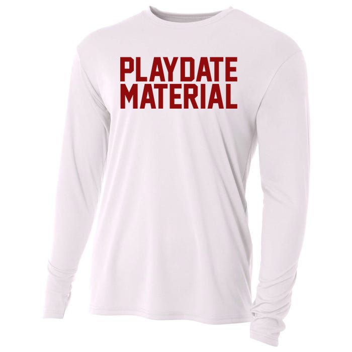 Playdate Material Valentine Cooling Performance Long Sleeve Crew