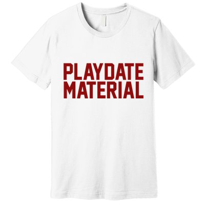 Playdate Material Valentine Premium T-Shirt