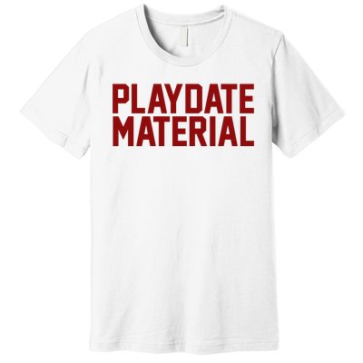 Playdate Material Valentine Premium T-Shirt