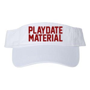 Playdate Material Valentine Valucap Bio-Washed Visor