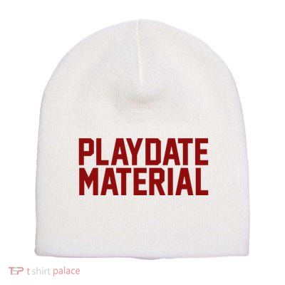 Playdate Material Valentine Short Acrylic Beanie