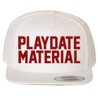 Playdate Material Valentine Wool Snapback Cap