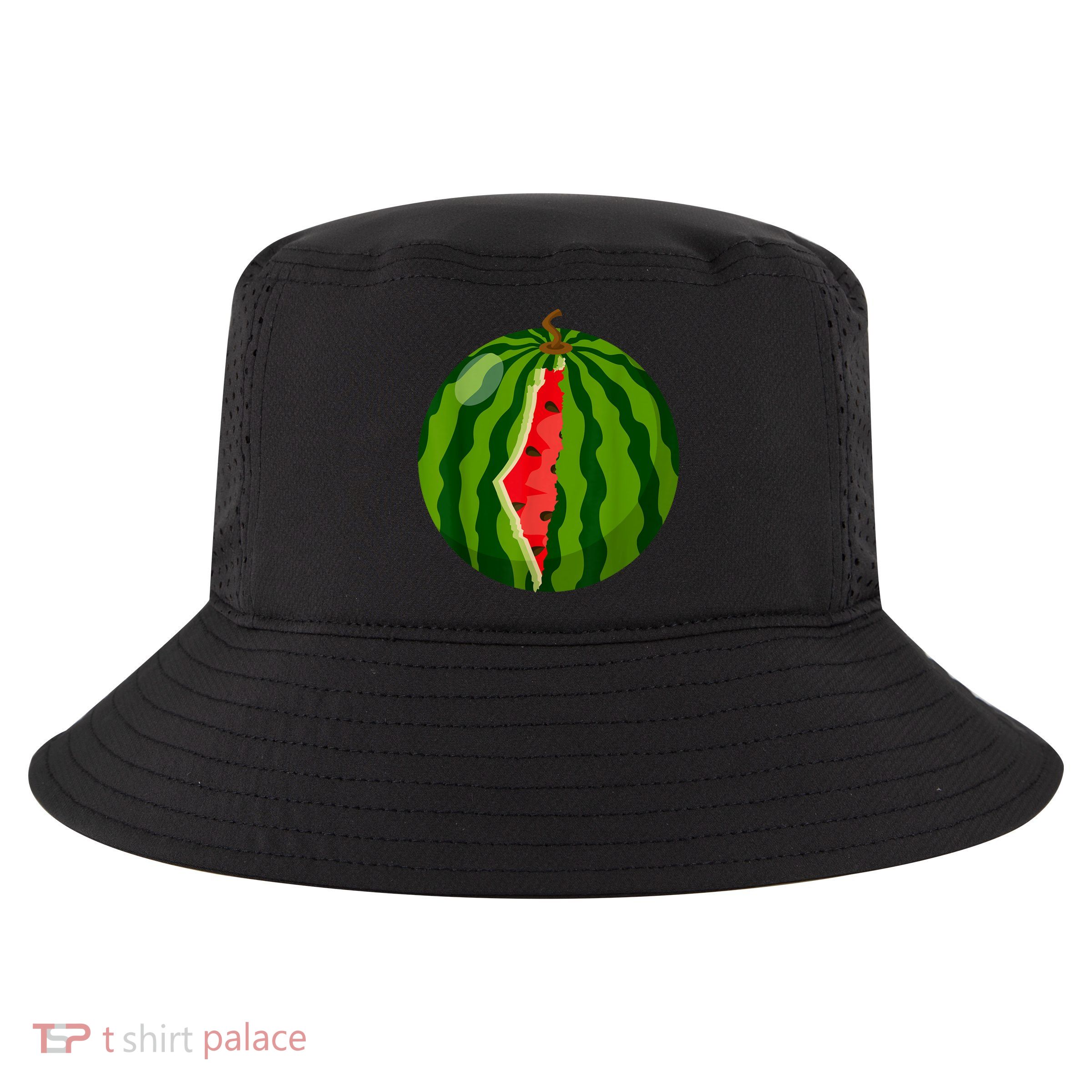 Palestine Map Watermelon Arabic Calligraphy Cool Comfort Performance Bucket Hat