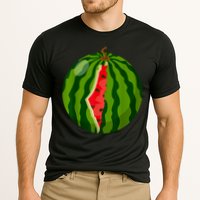 Palestine Map Watermelon Arabic Calligraphy Cooling Performance Crew T-Shirt