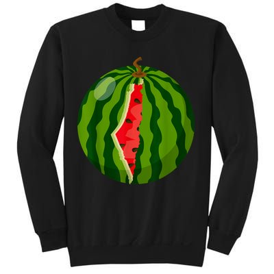 Palestine Map Watermelon Arabic Calligraphy Sweatshirt