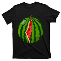 Palestine Map Watermelon Arabic Calligraphy T-Shirt