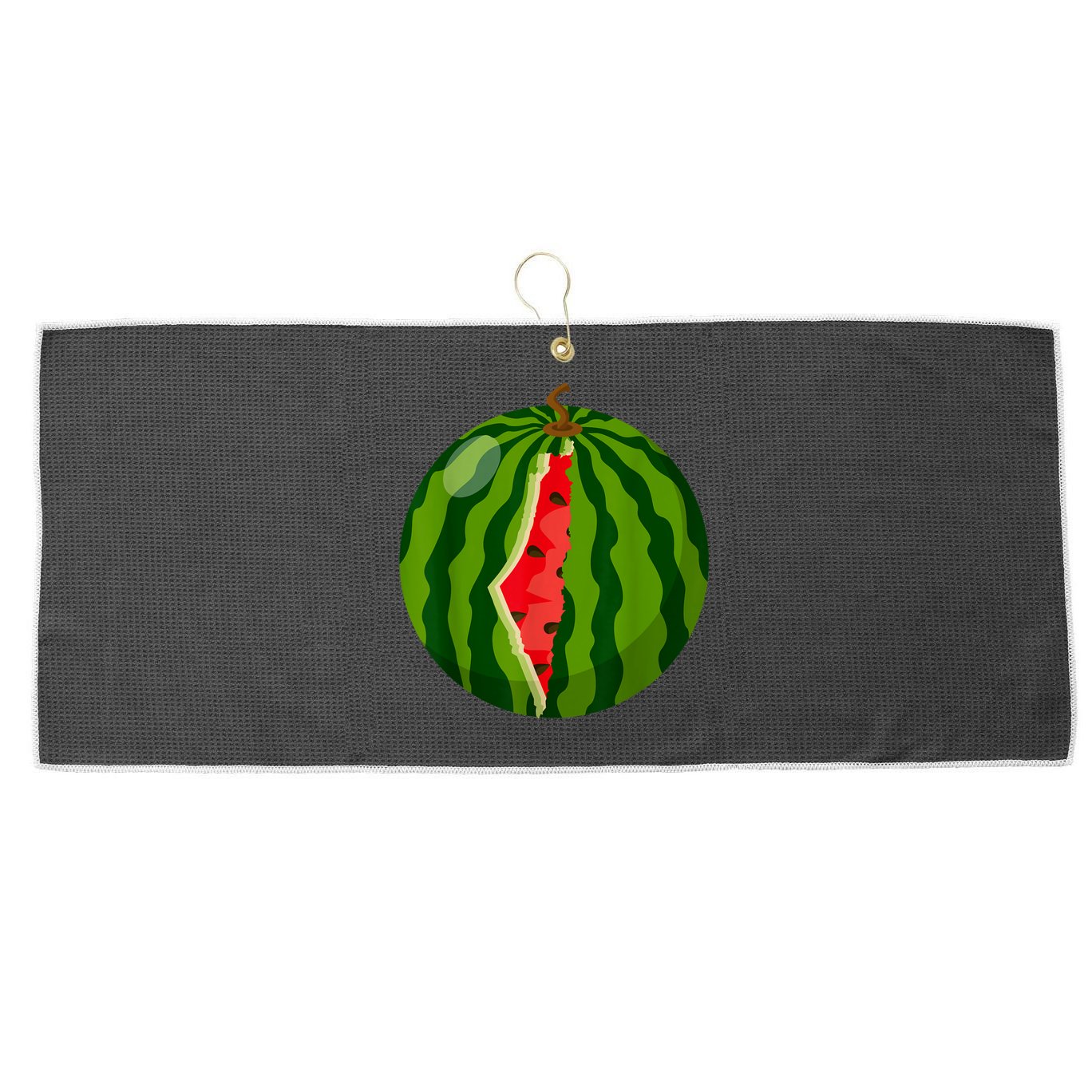 Palestine Map Watermelon Arabic Calligraphy Large Microfiber Waffle Golf Towel