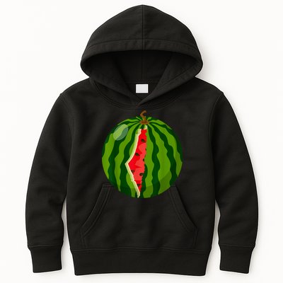 Palestine Map Watermelon Arabic Calligraphy Kids Hoodie