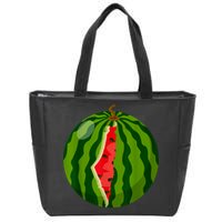 Palestine Map Watermelon Arabic Calligraphy Zip Tote Bag