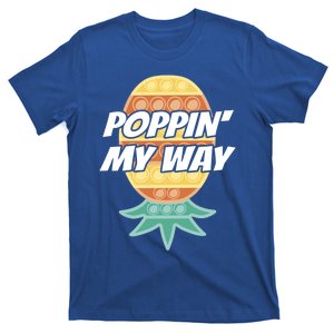 Poppin' My Way Gift Upside Down Pineapple Gift Swingers Cute Gift T-Shirt