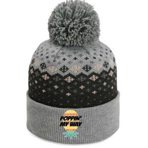 Poppin' My Way Gift Upside Down Pineapple Gift Swingers Gift The Baniff Cuffed Pom Beanie