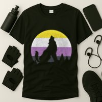 Pride Month Wolf Non Binary Equality Wolf T-Shirt