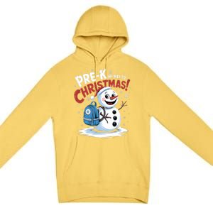 Prek My Way To Christmas Cute Snow Preschool Snowflake Great Gift Premium Pullover Hoodie