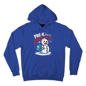 Prek My Way To Christmas Cute Snow Preschool Snowflake Great Gift Hoodie