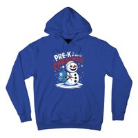 Prek My Way To Christmas Cute Snow Preschool Snowflake Great Gift Hoodie