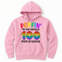 Poppin My Way Through 100 Days Of School Kids 100th Day Pop Hoodie