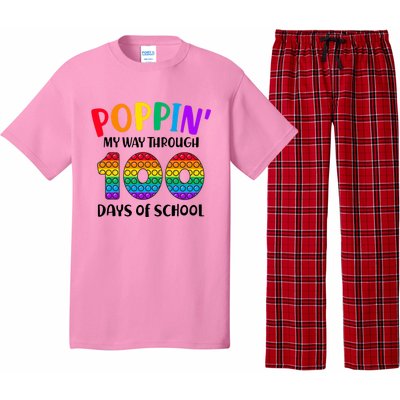 Poppin My Way Through 100 Days Of School Kids 100th Day Pop Pajama Set