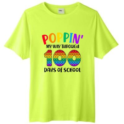 Poppin My Way Through 100 Days Of School Kids 100th Day Pop Tall Fusion ChromaSoft Performance T-Shirt