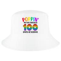 Poppin My Way Through 100 Days Of School Kids 100th Day Pop Cool Comfort Performance Bucket Hat