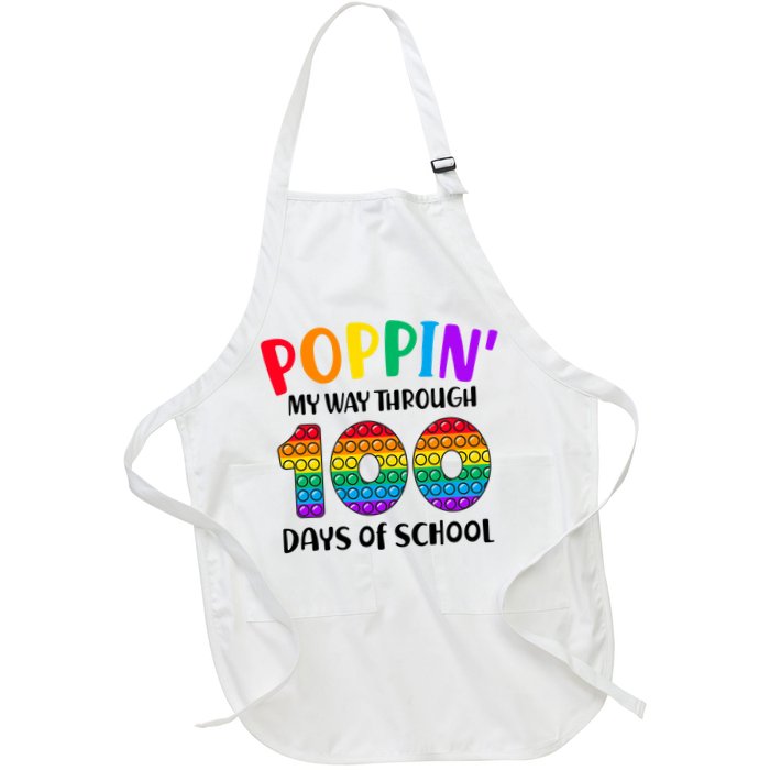 Poppin My Way Through 100 Days Of School Kids 100th Day Pop Apron