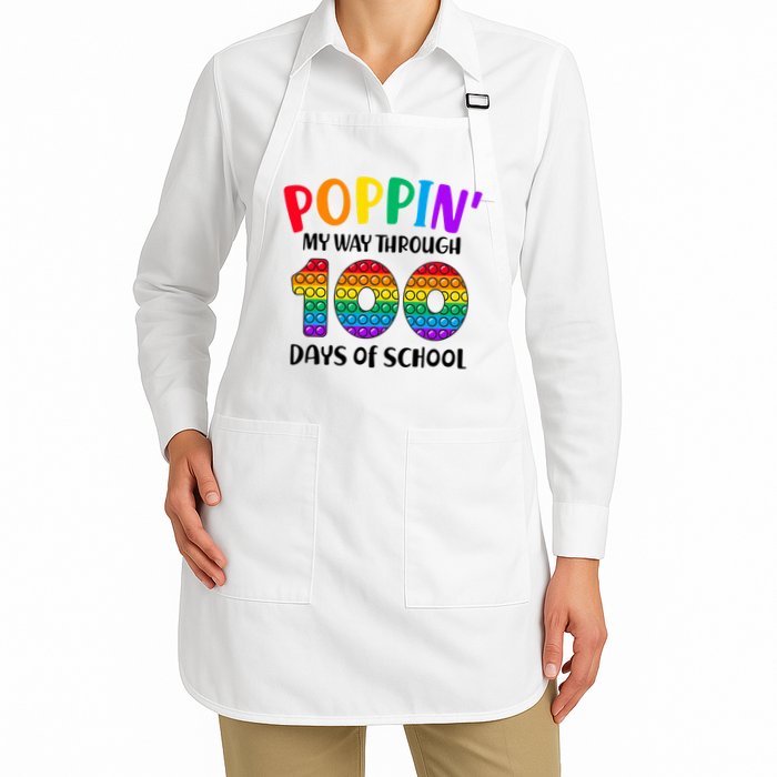 Poppin My Way Through 100 Days Of School Kids 100th Day Pop Apron