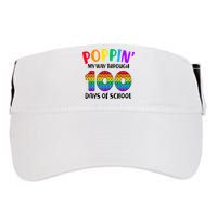 Poppin My Way Through 100 Days Of School Kids 100th Day Pop Adult Drive Performance Visor
