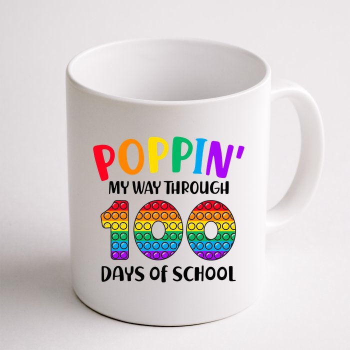 Poppin My Way Through 100 Days Of School Kids 100th Day Pop Mug