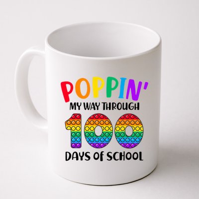 Poppin My Way Through 100 Days Of School Kids 100th Day Pop Mug