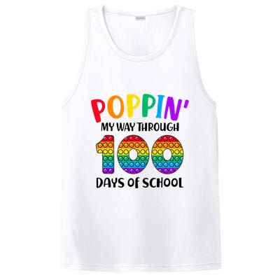Poppin My Way Through 100 Days Of School Kids 100th Day Pop PosiCharge Competitor Tank