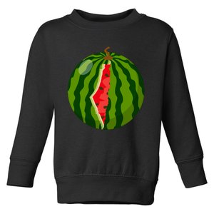 Palestine Map Watermelon Arabic Calligraphy Toddler Sweatshirt