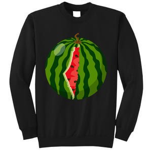 Palestine Map Watermelon Arabic Calligraphy  Sweatshirt