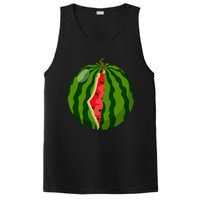 Palestine Map Watermelon Arabic Calligraphy  PosiCharge Competitor Tank