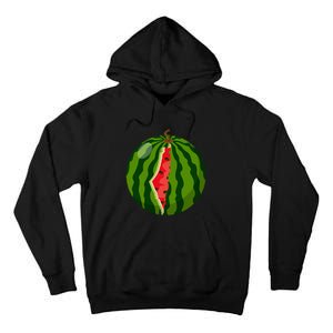 Palestine Map Watermelon Arabic Calligraphy  Tall Hoodie