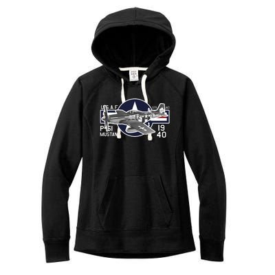 P51 Mustang Ww2 Women's Fleece Hoodie