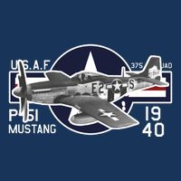 P51 Mustang Ww2 Full-Length Apron With Pockets