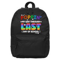 Poppin My Way Through Last Day Of School 16 in Basic Backpack