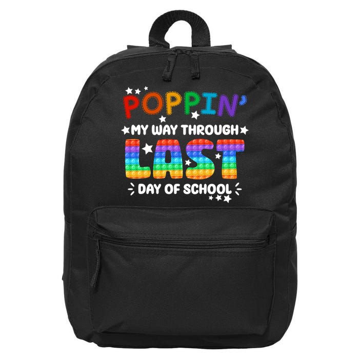 Poppin My Way Through Last Day Of School 16 in Basic Backpack