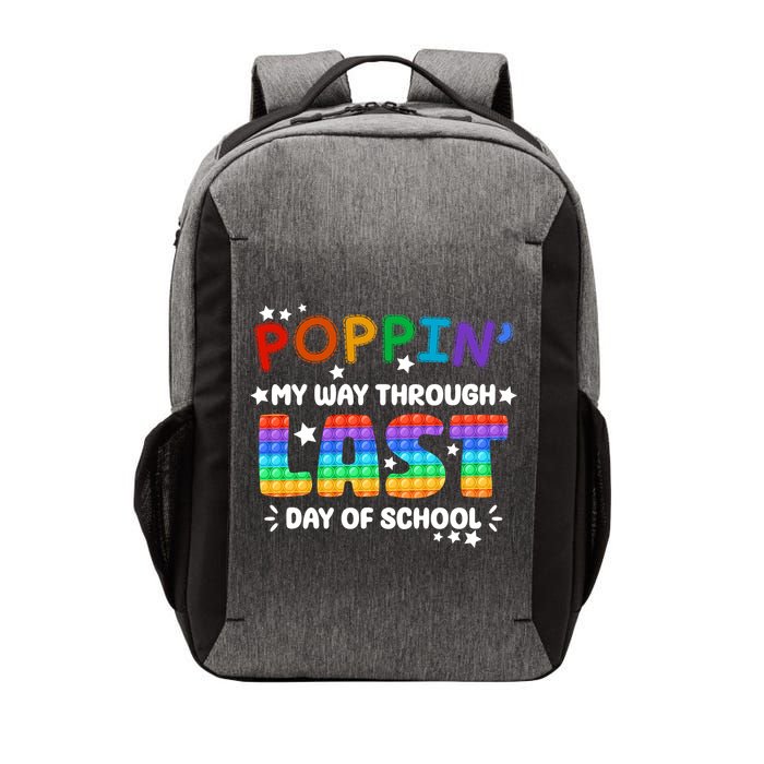 Poppin My Way Through Last Day Of School Vector Backpack