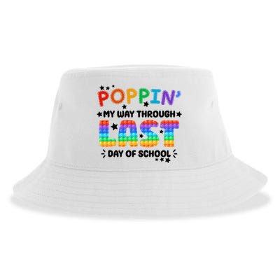 Poppin My Way Through Last Day Of School Sustainable Bucket Hat