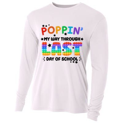 Poppin My Way Through Last Day Of School Cooling Performance Long Sleeve Crew