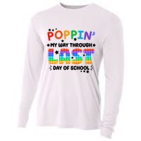 Poppin My Way Through Last Day Of School Cooling Performance Long Sleeve Crew