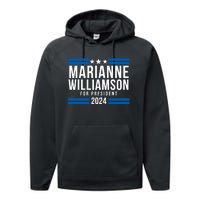 President Marianne Williamson 2024 Performance Fleece Hoodie