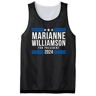 President Marianne Williamson 2024 Mesh Reversible Basketball Jersey Tank