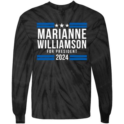 President Marianne Williamson 2024 Tie-Dye Long Sleeve Shirt