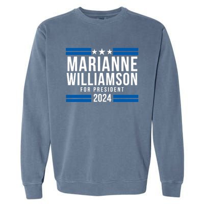 President Marianne Williamson 2024 Garment-Dyed Sweatshirt