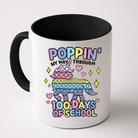 Poppin' My Way Through 100 Days Of School Rainbow Unicorn Fidget Toy Mug