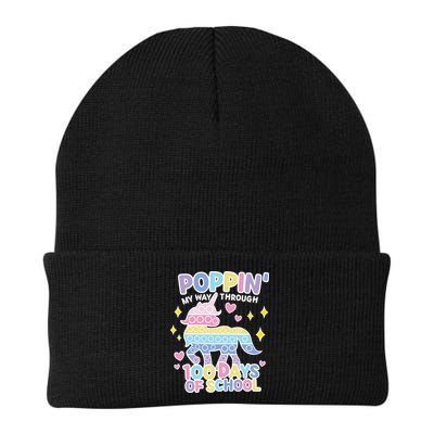 Poppin' My Way Through 100 Days Of School Rainbow Unicorn Fidget Toy Beanie