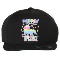 Poppin' My Way Through 100 Days Of School Rainbow Unicorn Fidget Toy Wool Snapback Cap