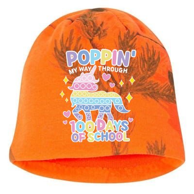 Poppin' My Way Through 100 Days Of School Rainbow Unicorn Fidget Toy Kati - Camo Knit Beanie